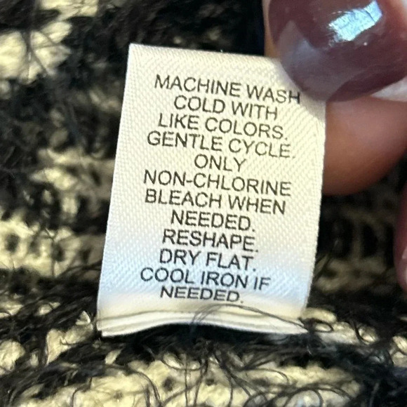 Cato Black/Beige Sleeveless Cardigan - Picture 5 of 7